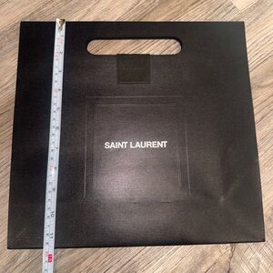 Saint Laurent Elegant Black Gift Bag